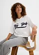Felpa oversize in misto cotone morbido, bonprix