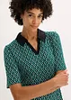 Abito midi con colletto stile polo, bonprix