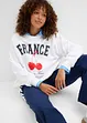 Felpa oversize in puro cotone biologico, bonprix