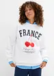 Felpa oversize in puro cotone biologico, bonprix