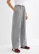 Pantaloni con elastico in vita e gambe larghe, bonprix