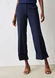 Pantaloni a zampa in misto lana, bonprix