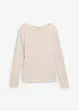 Maglia a maniche lunghe con scollo a barca, bonprix