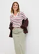 Gonna midi in twill, bonprix