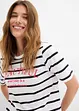 T-shirt in puro cotone a righe, bonprix