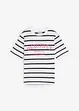T-shirt in puro cotone a righe, bonprix