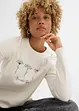 Maglia a maniche lunghe in puro cotone, bonprix