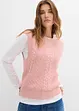Gilet in maglia di misto cotone, bonprix