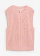 Gilet in maglia di misto cotone, bonprix