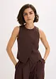 Gilet con abbottonatura asimmetrica, bonprix