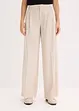 Pantaloni con pinces doppia, bonprix