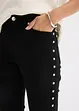 Pantaloni in twill con borchiette, bonprix