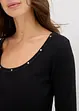 Maglia a costine in puro cotone biologico, bonprix