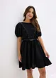 Abito con cintura e piccole borchie, bonprix