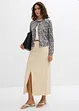 Gonna in twill con frange sottili, bonprix