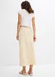 Gonna in twill con frange sottili, bonprix