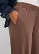 Pantaloni in jersey interlock, bonprix