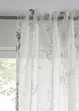 Tenda trasparente in fantasia floreale (pacco da 1), bonprix