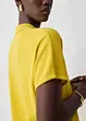 Maglia in filato fine misto seta con colletto a polo, bonprix