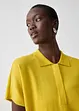 Maglia in filato fine misto seta con colletto a polo, bonprix