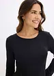 Maglia a maniche lunghe con spalline imbottite, bonprix