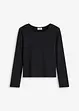 Maglia a maniche lunghe con spalline imbottite, bonprix