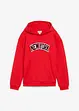 Felpa con cappuccio in puro cotone, bonprix