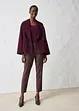 Pantaloni aderenti con lana, bonprix