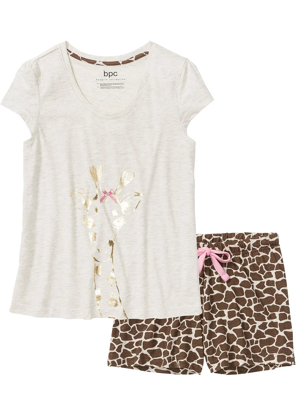 Pigiama estivo con stampa lucida