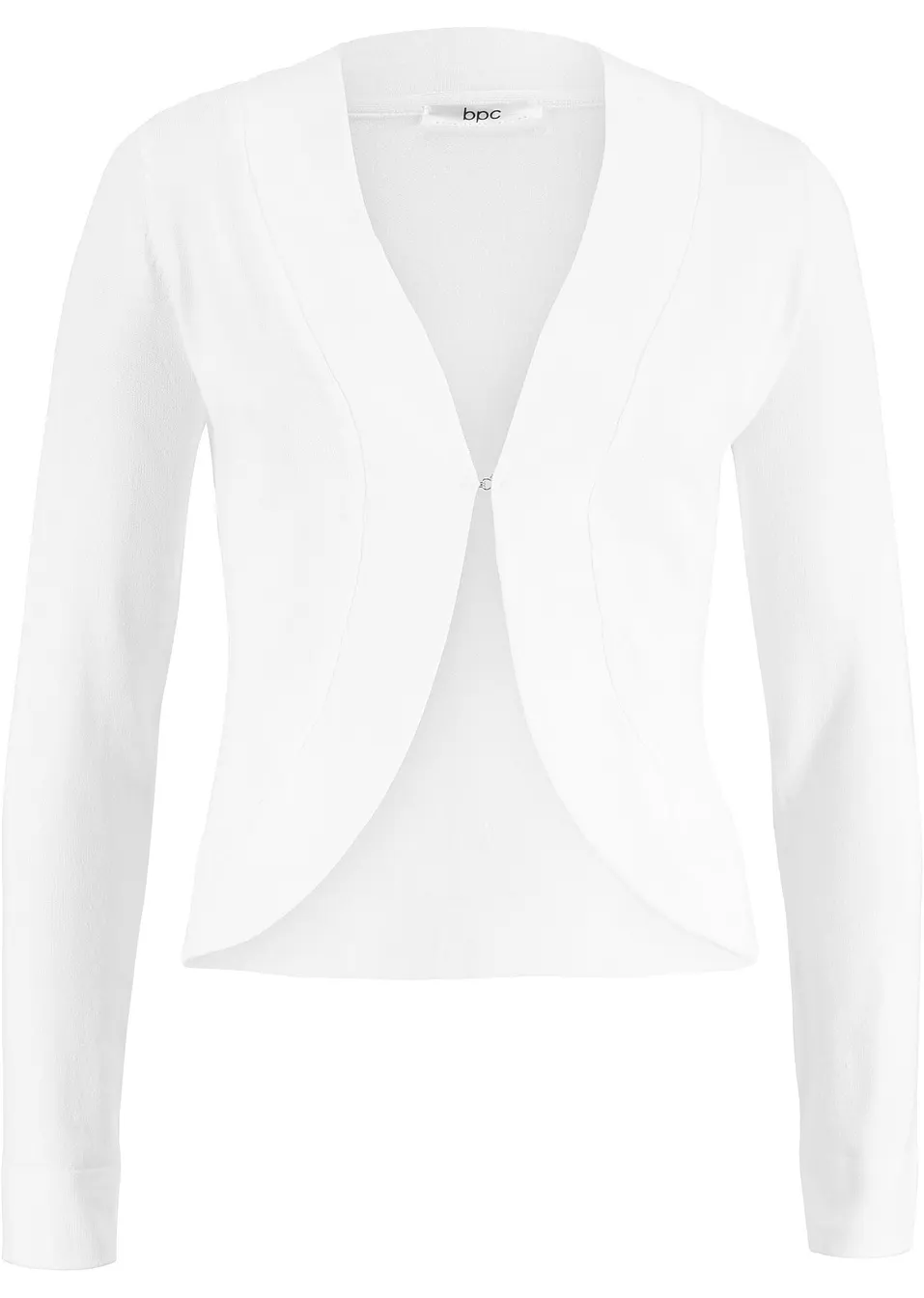 Floerns Cardigan Corto Bolero In Maglia Costina - Maniche Lunghe, Aperto Davanti - Donna