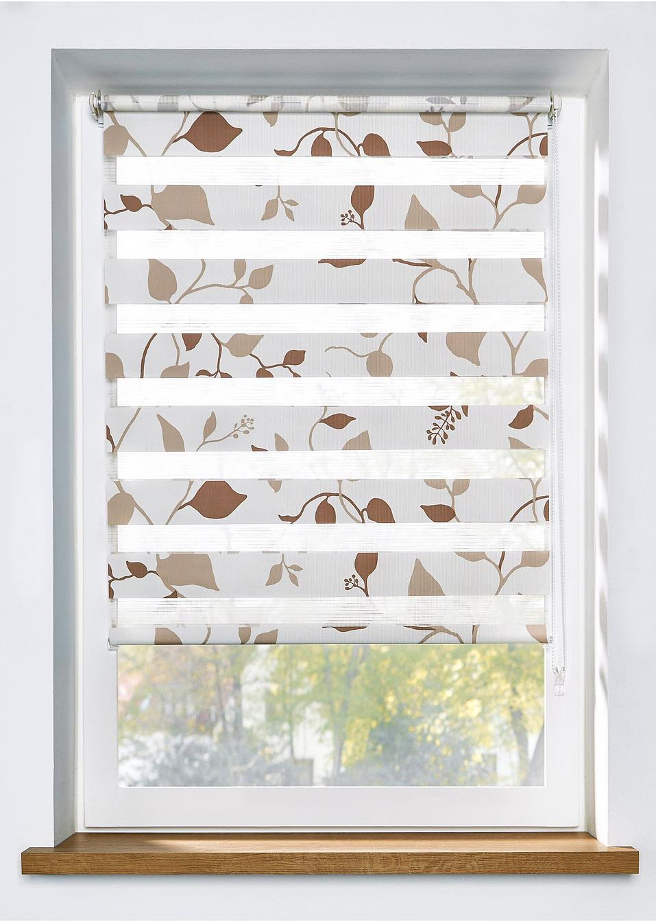 Tenda A Rullo Doppia K-home Madrid - Rosa - Senza Fori - Larghezza 50 X Altezza 150 Cm - Frangivista