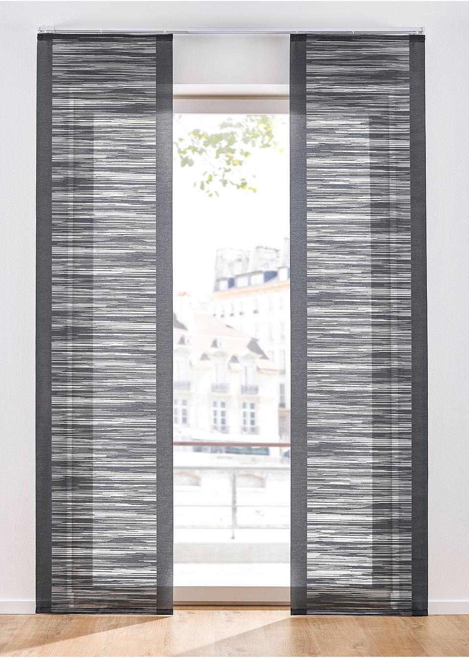 Bestlivings Tenda a pannello Elena, confezione da 3 pezzi (larghezza x altezza) 60 x 260 cm con accessori, lampone, tenda a pannello trasparente in tinta unita, disponibile in diversi colori