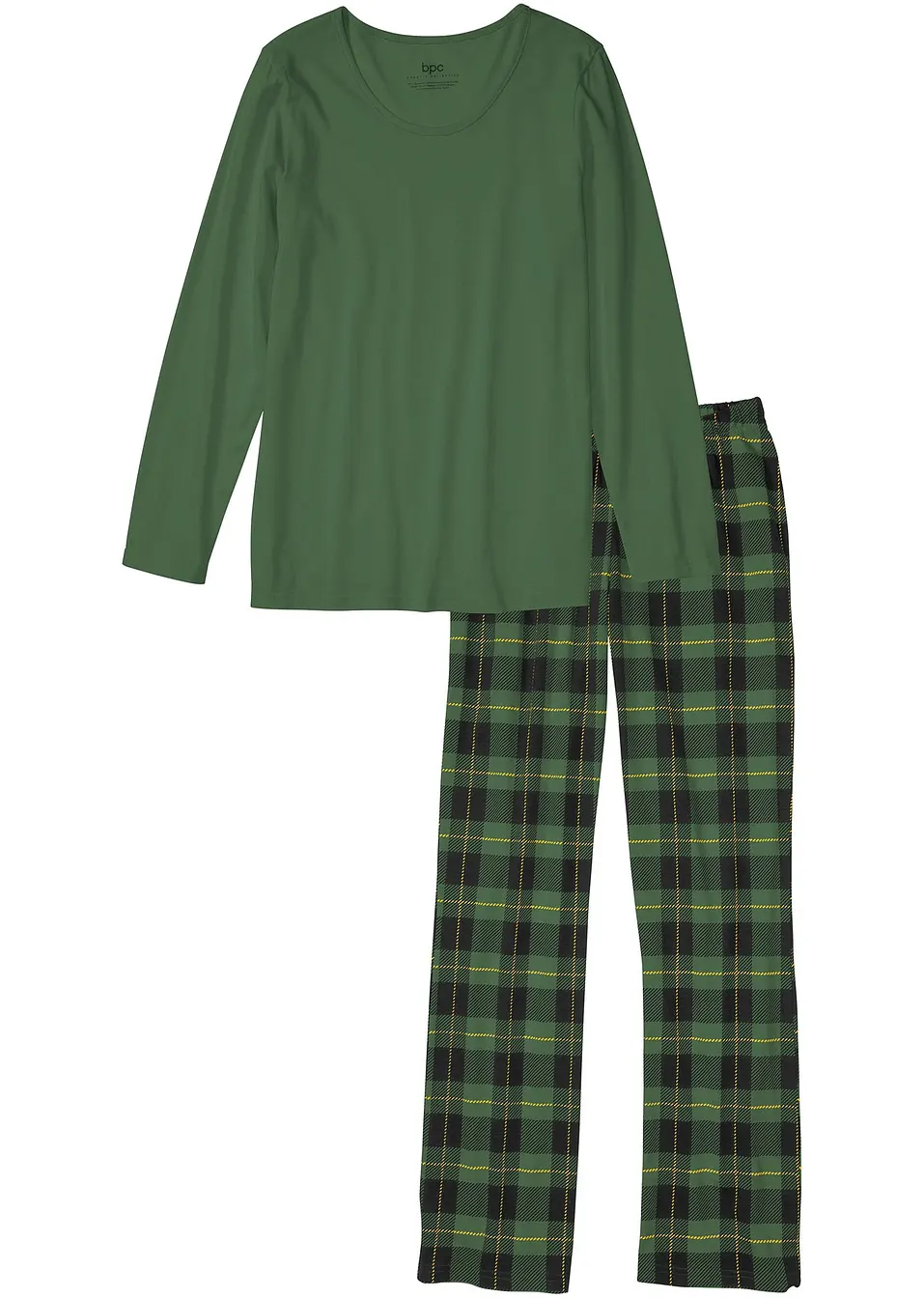 Irge Woman -pigiama Donna In Caldo Cotone 100% Serafino 3 Bottoni Con