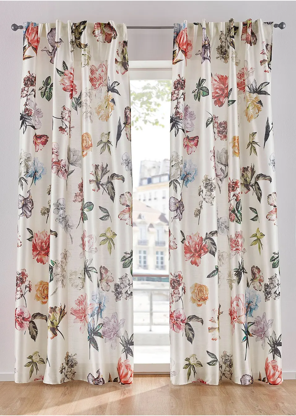 Tenda Da Doccia Con Fiori Ad Acquerello, Tenda Da Bagno In Tessuto Di Poliestere Tenda Da Bagno Lavabile 180 X 180 Cm Con 12 Ganci 99385152