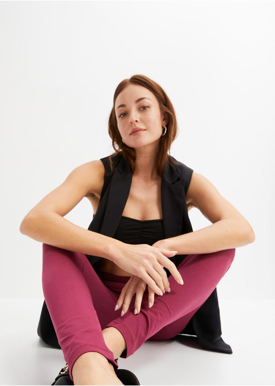 Leggings Jeggings In Denim Donna Taglie Forti - Elasticizzati E Aderenti - Tasche Finte E Vere Tasche Posteriori - Chiaro E Medio Scuro - Taglie 16-26 UK