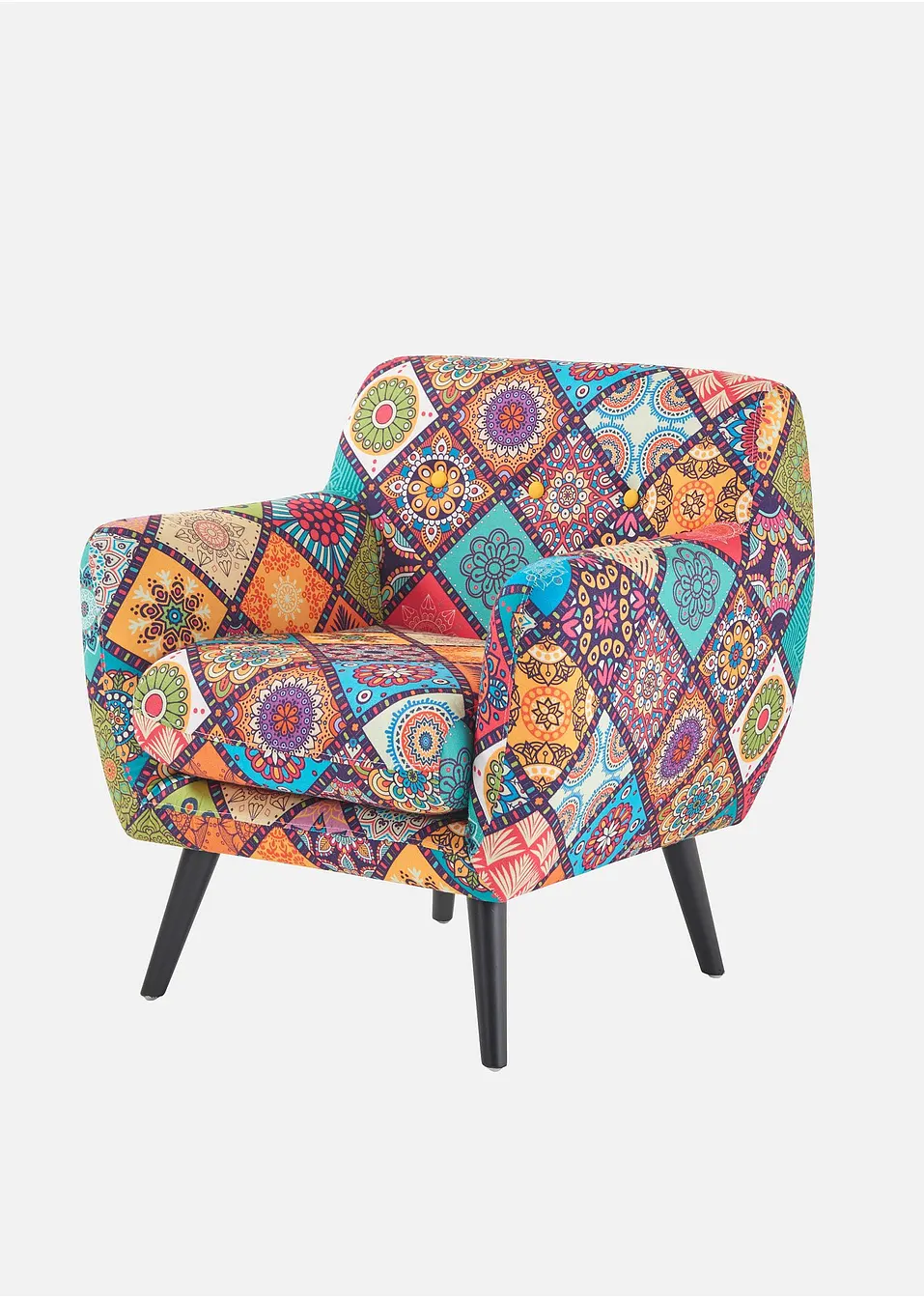 Bonamaison Federa, Poliestere Cotone, Multicolore, 45x45