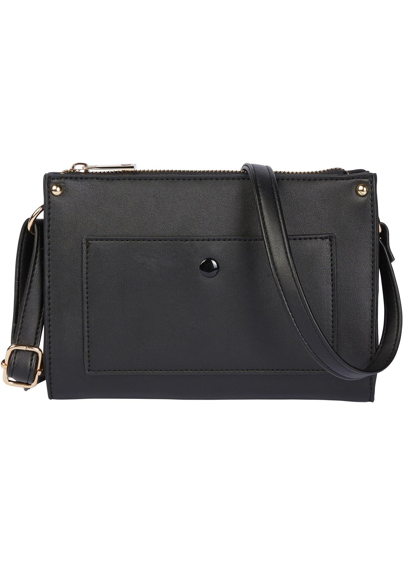 Borsa a tracolla con tasca (Nero) - bpc bonprix collection Borsa a tracolla con tasca (Nero) - bpc bonprix collection