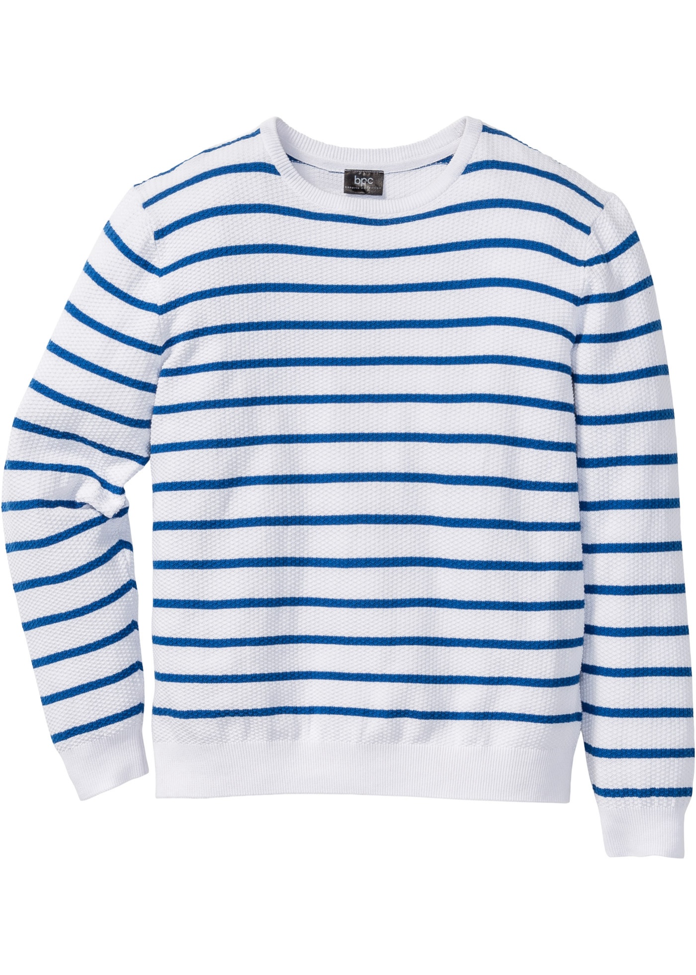Pullover a righe regular fit (Bianco) - bpc bonprix collection