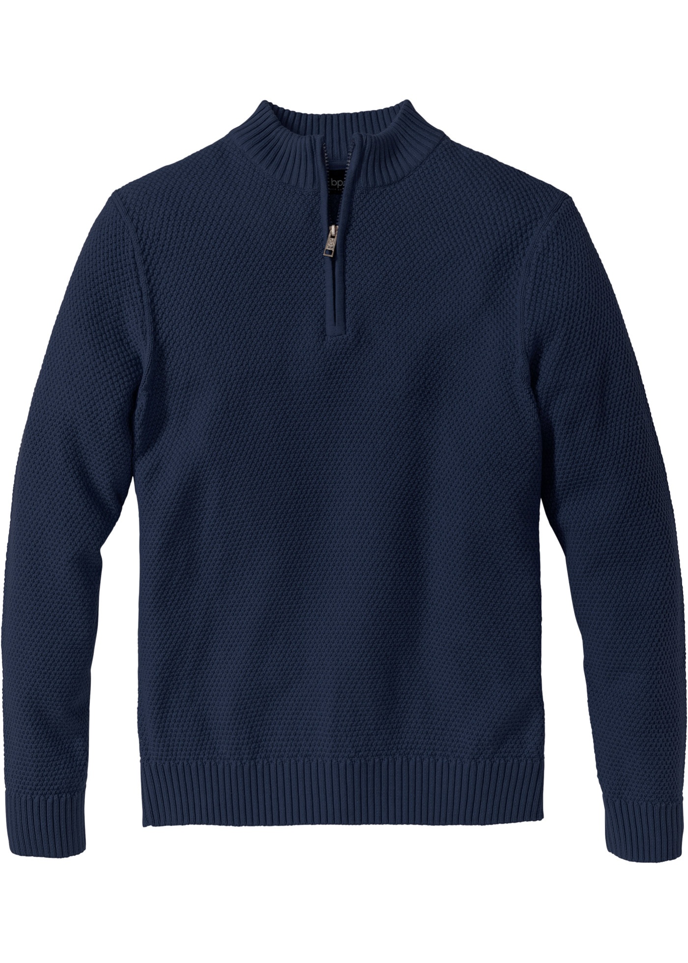 Pullover con cerniera regular fit (Blu) - bpc bonprix collection