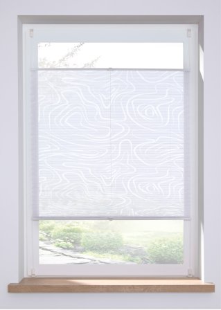 Tendina plissettata bianco 65x200cm Tenda a plissé pieghettata moderna regolabile 